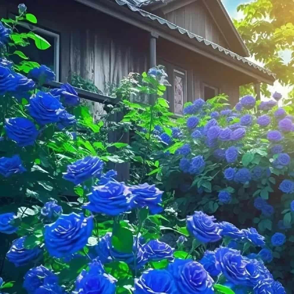 “Premium Imported Blue Climbing Rose Seeds – High Germination Guaranteed” Conveys quality and performance confidence